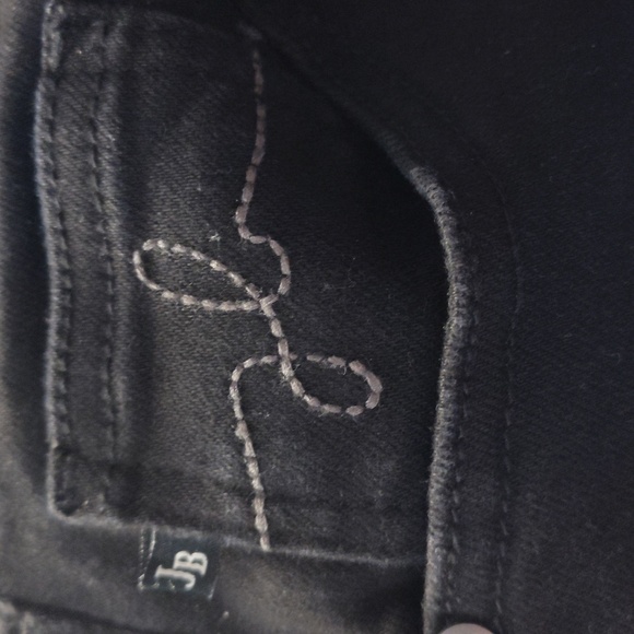 Judy Blues Black Denim Jeans Junior Size 9/29 Straight Leg - Picture 10 of 10